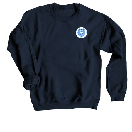 Acton MINI logo, a Navy Crewneck Sweatshirt