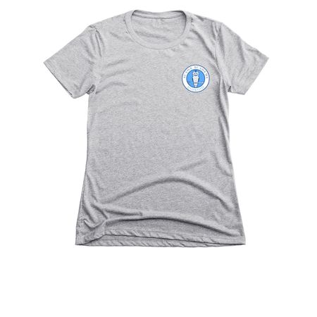 Acton MINI logo, a Dark Heather Grey Women's Slim Fit Tee