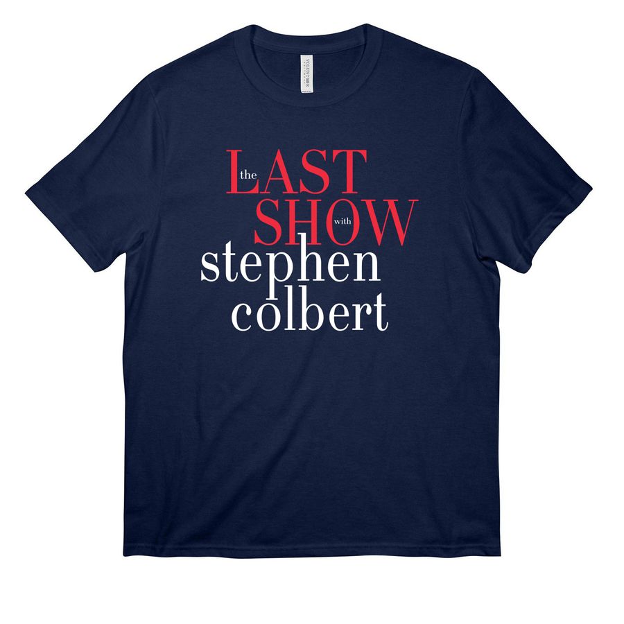 The Last Show With Stephen Colbert, a Strong Navy All-American Unisex Tee