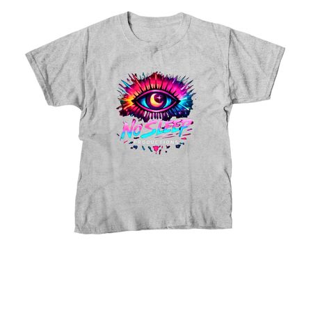 No sleep productions, a Sport Grey Youth Unisex Tee