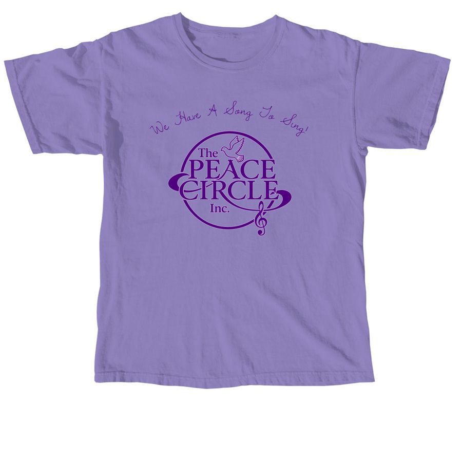 The Peace Circle, Inc., a Violet Comfort Colors Unisex Tee