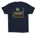 Engineering Academy Gear '27, a Navy Premium Cotton Tee (back-view)
