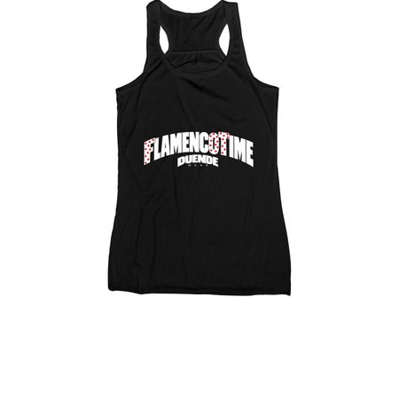 Flamenco Time, a Black Women's Racerback