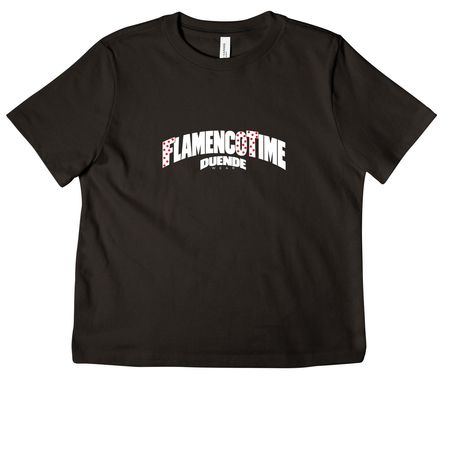 Flamenco Time, a Black Women's Heavyweight Tee