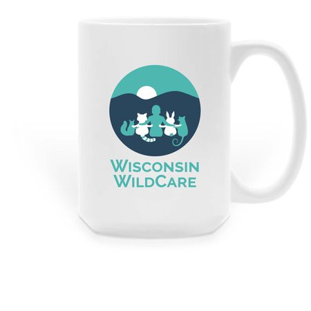 Happy Mugs, a White Large Coffee Mug