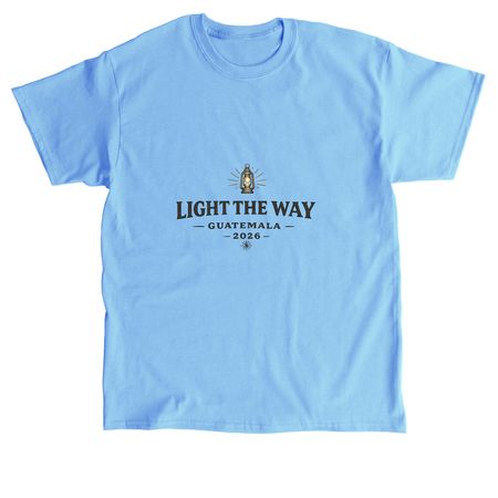 Let Your Light Shine: Guatemala Mission, a Carolina Blue Classic Unisex Tee