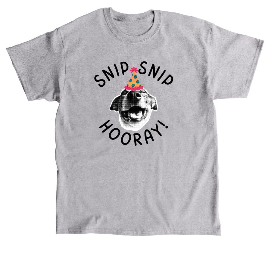 LCHS Snip Snip Hooray! Shirt (Dog), a Sport Grey Classic Unisex Tee
