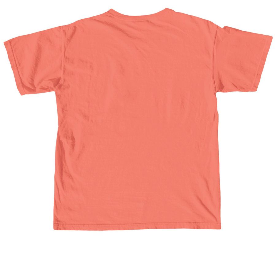 Dog Lover's Summer 2026 Exclusive, a Neon Red Orange Comfort Colors Unisex Tee (back-view)