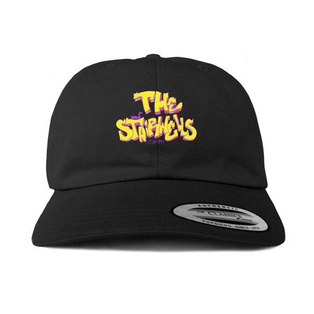 The Stairwells Hat (Neon), a Black Printed Classic Baseball Cap