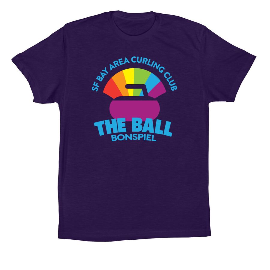 The Ball Bonspiel, a Team Purple Premium Cotton Tee