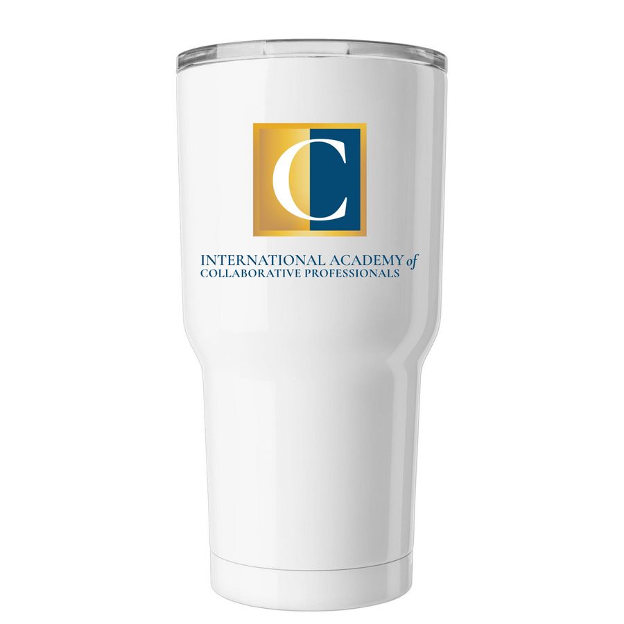 IACP Tumbler - 30oz, a White Insulated Tumbler