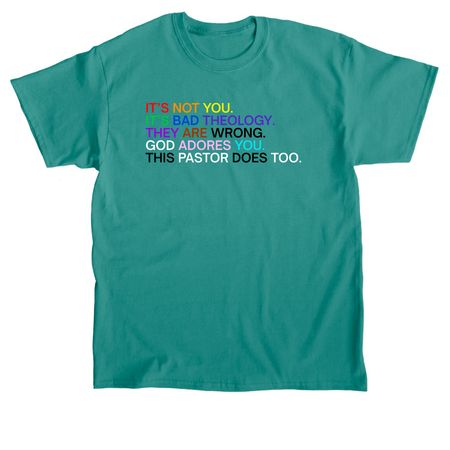 it's not you - pastor, a Jade Dome Classic Unisex Tee