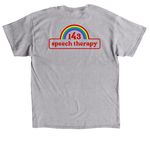 connect. empower. advocate. grow, a Sport Grey Classic Unisex Tee (back-view)