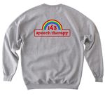 connect. empower. advocate. grow, a Sport Grey Softstyle Crewneck Sweatshirt (back-view)