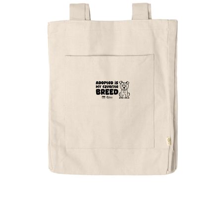 Adopted Is My Favorite Breed: Dog, a Natural Reclaimist Everywhere Tote Bag