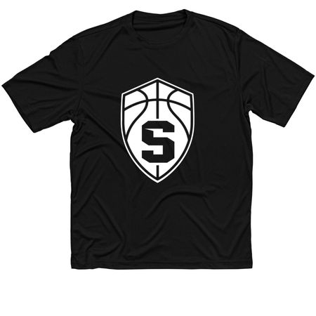 Dri-Fit White Logo, a Black Classic Performance Tee