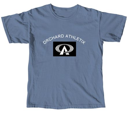 ORCHARD ATHLETIX APPAREL DESIGN #2, a Blue Jean Comfort Colors Unisex Tee