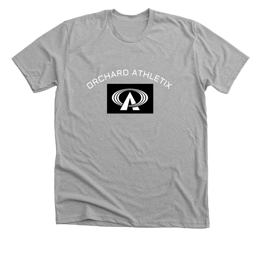 ORCHARD ATHLETIX APPAREL DESIGN #2, a Athletic Heather Premium Unisex Tee