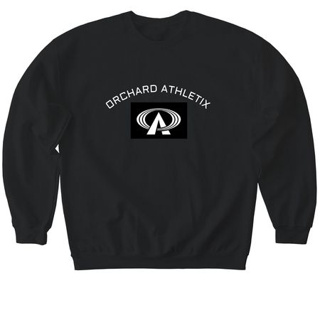 ORCHARD ATHLETIX APPAREL DESIGN #2, a Black Softstyle Crewneck Sweatshirt