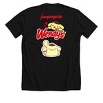 Wenndd, a Solid Black Blend Premium Unisex Tee (back-view)