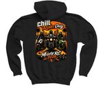 Misfit RC 2026, a Black Youth Pullover Hoodie (back-view)