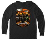 Misfit RC 2026, a Space Black Allmade Eco Triblend Hoodie Tee (back-view)