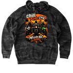 Misfit RC 2026, a Black Camo Heavyweight Camo Pullover Hoodie (back-view)