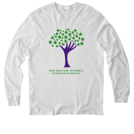 Reach For The Stars Long Sleeve, a Bright White Allmade Organic Cotton Long Sleeve Tee