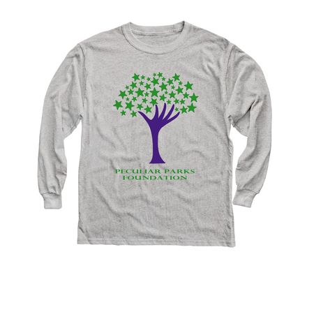 Reach For The Stars Long Sleeve, a Sport Grey Youth Long Sleeve Tee