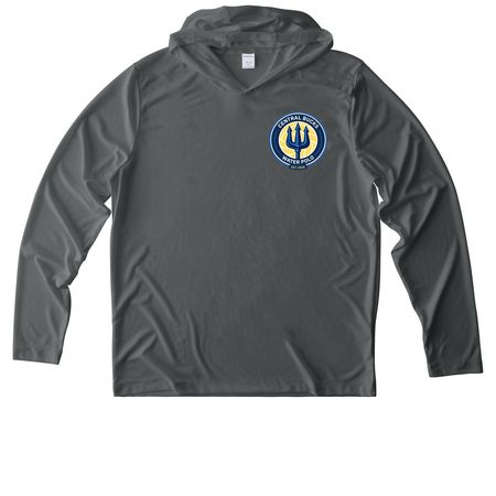 Performance wear&nbsp;, a Dark Smoke Grey UV Performance Long Sleeve Hoodie