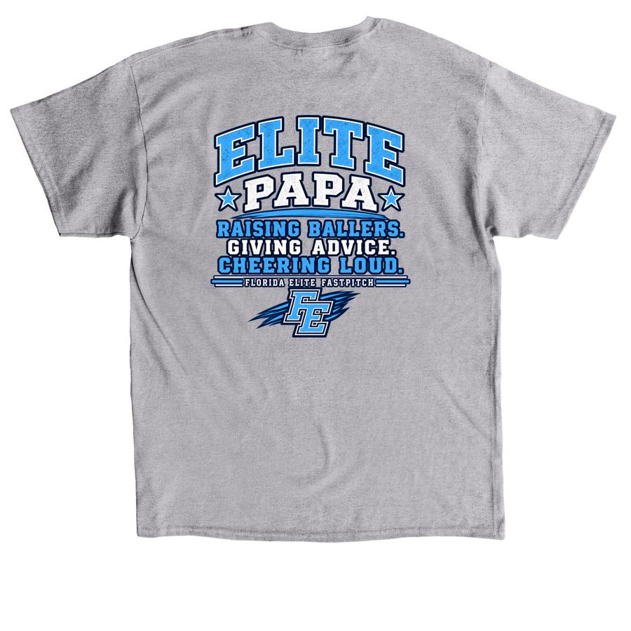 Elite Papa, a Sport Grey Classic Unisex Tee