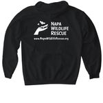 Wild Sweatshirts!, a Black Gildan Softstyle Pullover Hoodie (back-view)