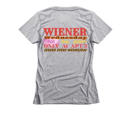 Shirts, Long Sleeves, Hoodies w/ back design, a Dark Heather Grey Women's Slim Fit Tee