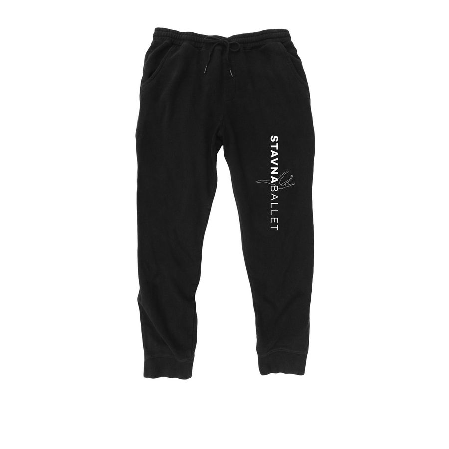 SB sweats, a Black Midweight Fleece Joggers