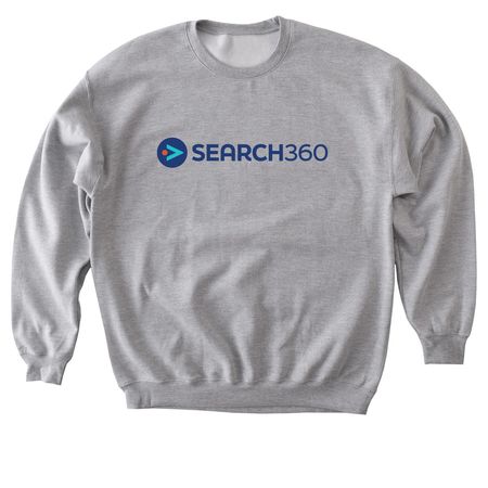 Search360 Classic Long Sleeve, a Sport Grey Softstyle Crewneck Sweatshirt