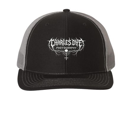 Charles Dye Photography, a Black/ Charcoal Printed Snapback Trucker Cap