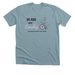 We Ride with Emsley, a Heather Blue Lagoon Premium Unisex Tee