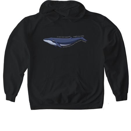 Protect the Rice's Whale, a Black Gildan Softstyle Pullover Hoodie