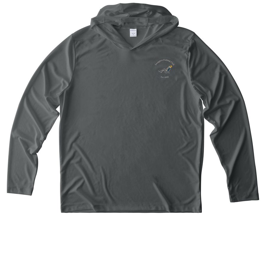 UV Protection, a Dark Smoke Grey UV Performance Long Sleeve Hoodie