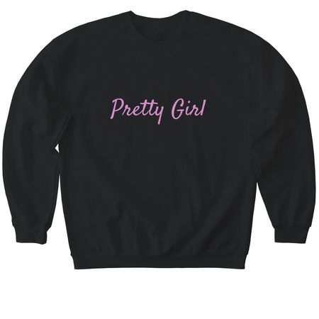 Pretty Girl Collection, a Black Softstyle Crewneck Sweatshirt