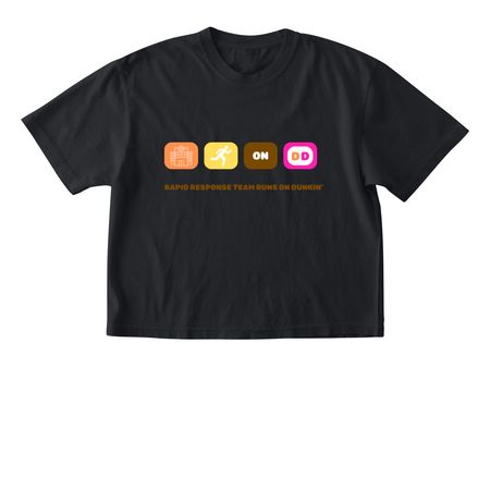 Dunkies, a Black Comfort Colors Boxy Tee