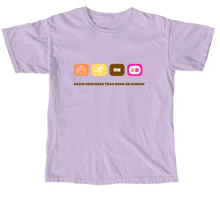 Dunkies, a Orchid Comfort Colors Unisex Tee