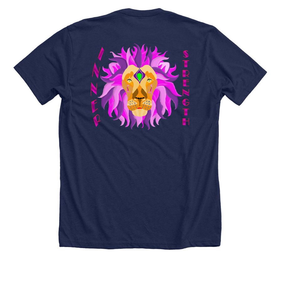 SGK 3Day Walk, a Solid Navy Blend Premium Unisex Tee (back-view)