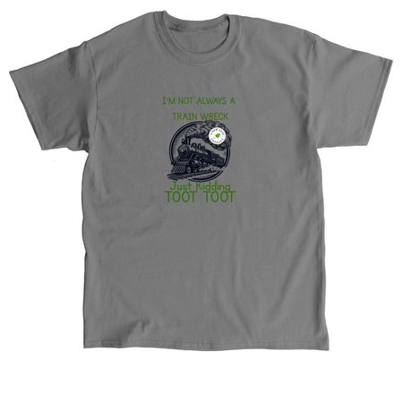 Train Wreck, a Charcoal Classic Unisex Tee