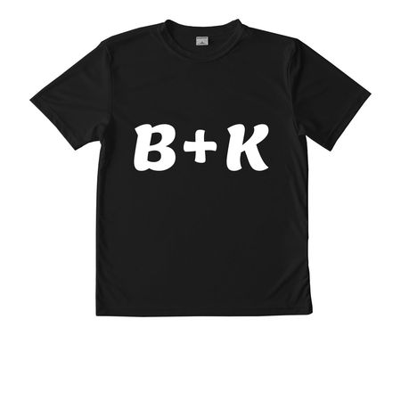 B+K Crop top, a Black Youth Performance Tee