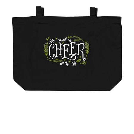 New holiday bags, a Black Large Organic Cotton Tote Bag