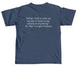 Campus Ministry 2026-2027, a Midnight Comfort Colors Unisex Tee (back-view)