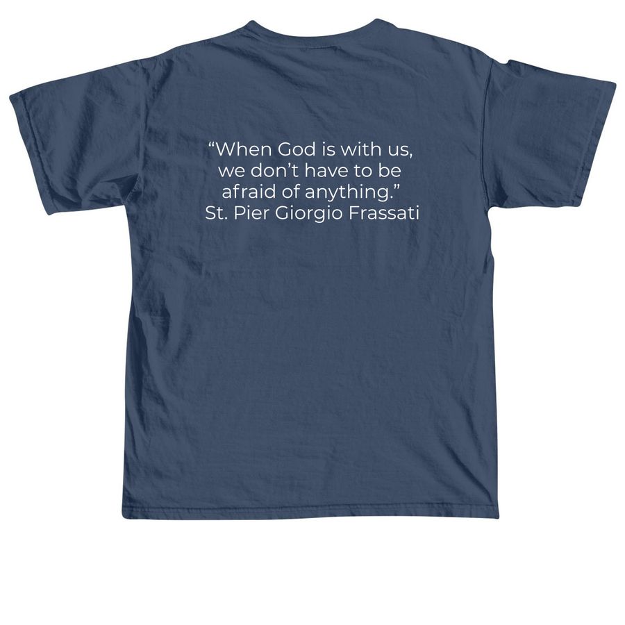 Campus Ministry 2026-2027, a Midnight Comfort Colors Unisex Tee (back-view)