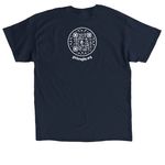 Girls Rugby Dark T-Shirts, a Navy Classic Unisex Tee (back-view)