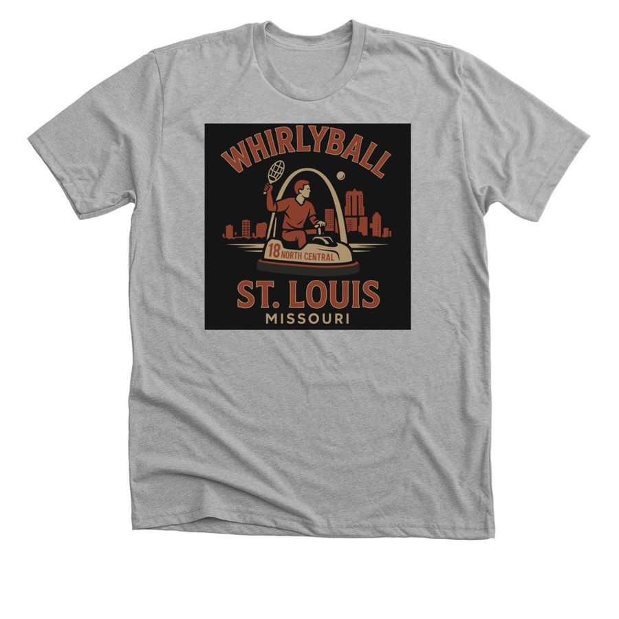 18 North Central shirt design, a Athletic Heather Premium Unisex Tee